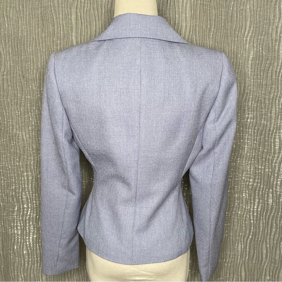 Tahari periwinkle fitted blazer - Picture 2 of 8